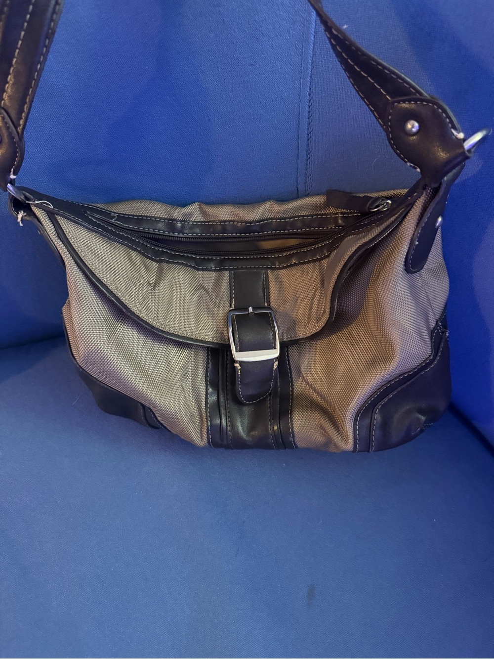 Shoulder Bag in Brown and Black
